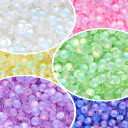 Mocha Opal Series Flatbase Non Hotfix Rhinestones SS6-SS20 1440 Pcs/Bag Glass Crystal For Nail Art Charms Crafts Diy Decoration