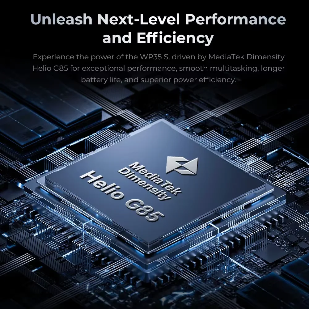 OUKITEL WP35 S هاتف ذكي متين 24(6+18)GB 256GB 48MP + 16MP، 11000mAh، Android 14 Phone، NFC