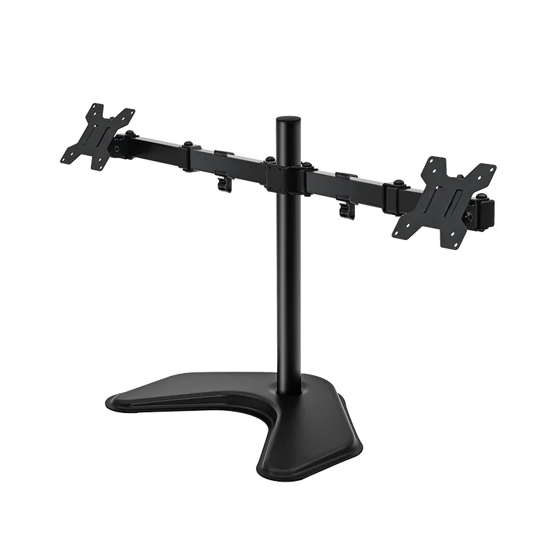 Monitor bracket Double screen rotating computer bracket Lifting cantilever seat hanger