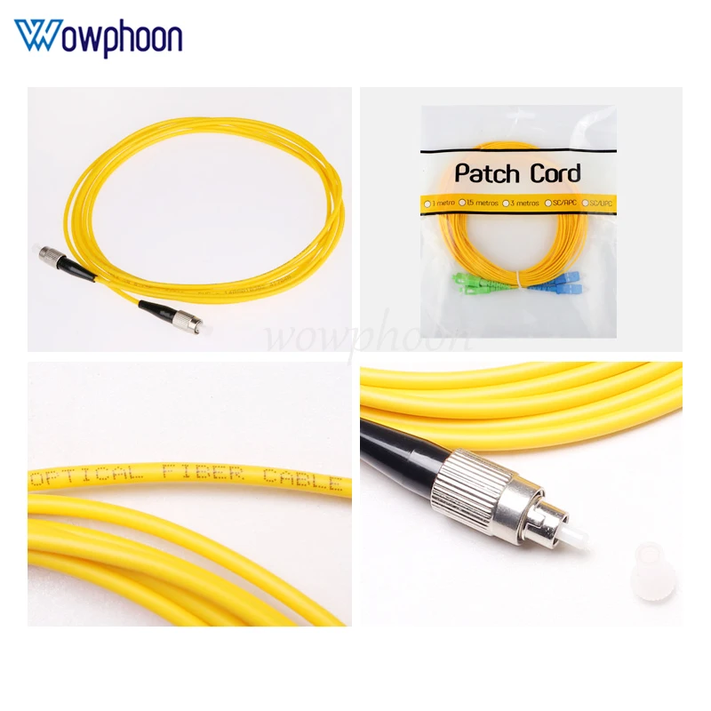 Optical Fiber Patch Cord, FC/UPC-FC/UPC Fiber Jumper, Simplex FTTH Optic Cable, 3.0mm, SM, SX customized