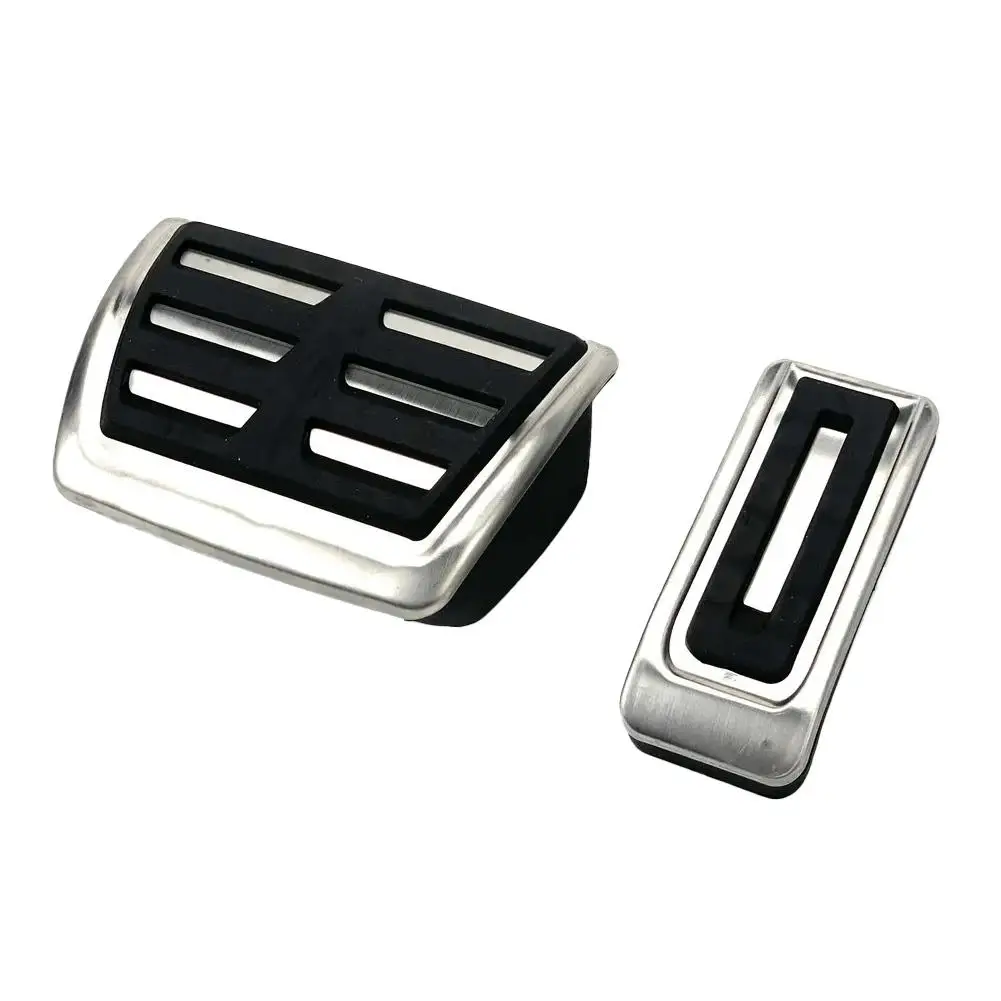 15*10*5 Stainless Steel Pedal Set Easy Installation High-grade Stainless Steel Improved Grip Car Interior Upgrade