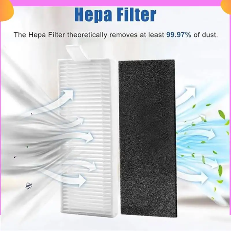 

A23P 10PCS Hepa Filter For Tikom G8000 /G8000 Pro For Honiture G20 For Laresar Evol 3 Robot Vacuum Replacement Parts Filters
