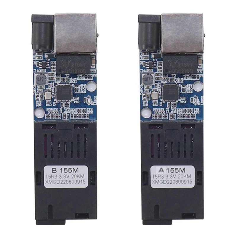 ตัวแปลงสัญญาณใยแก้วนำแสงขนาดเล็ก10/100Mbps โหมดเดี่ยวสวิตช์พอร์ตไฟเบอร์ SC 20KM