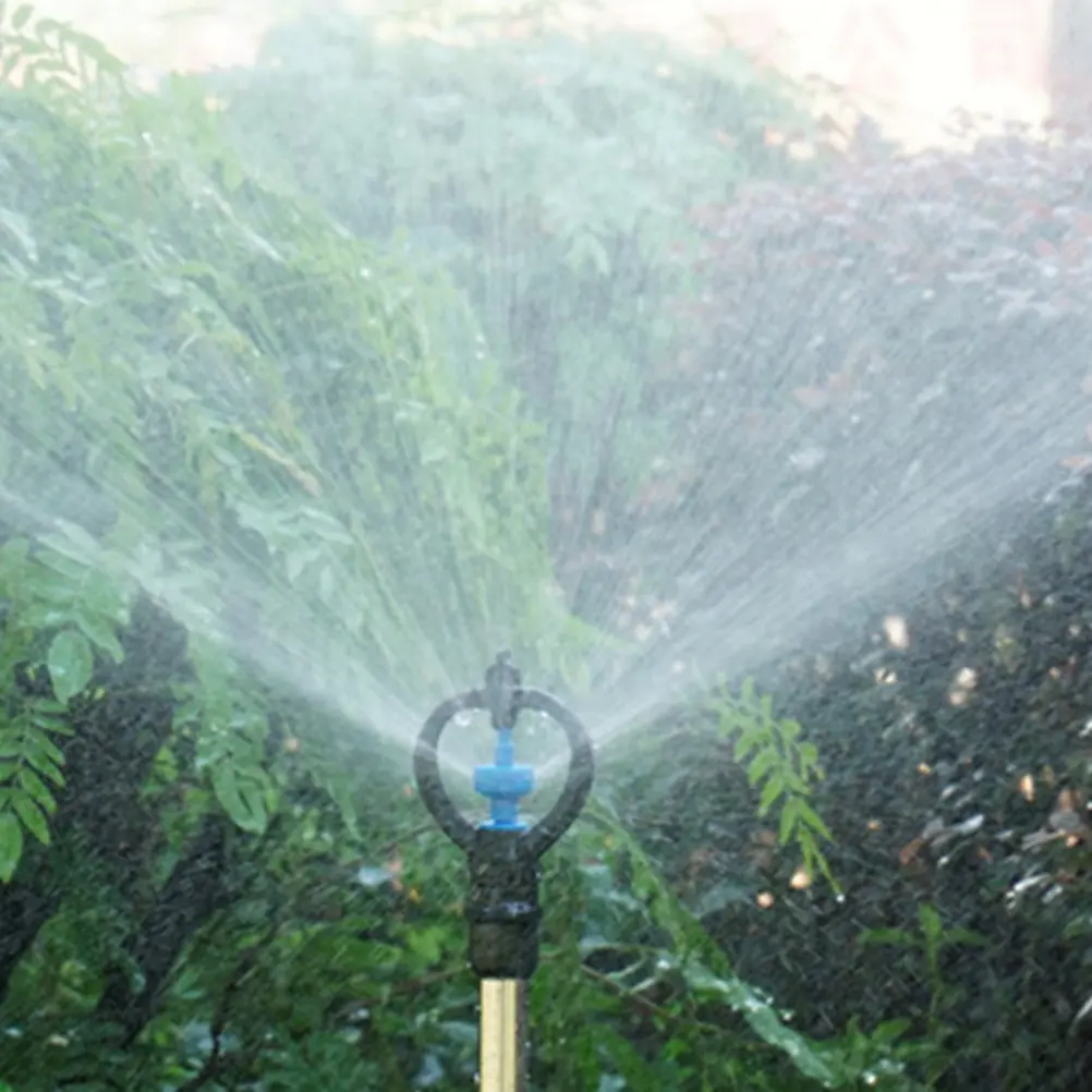 

Plastic Irrigation Sprinkler Heavy Duty Rotary Sprinkler Garden Lawn Greenhouse Landscape Spray 360 Degrees