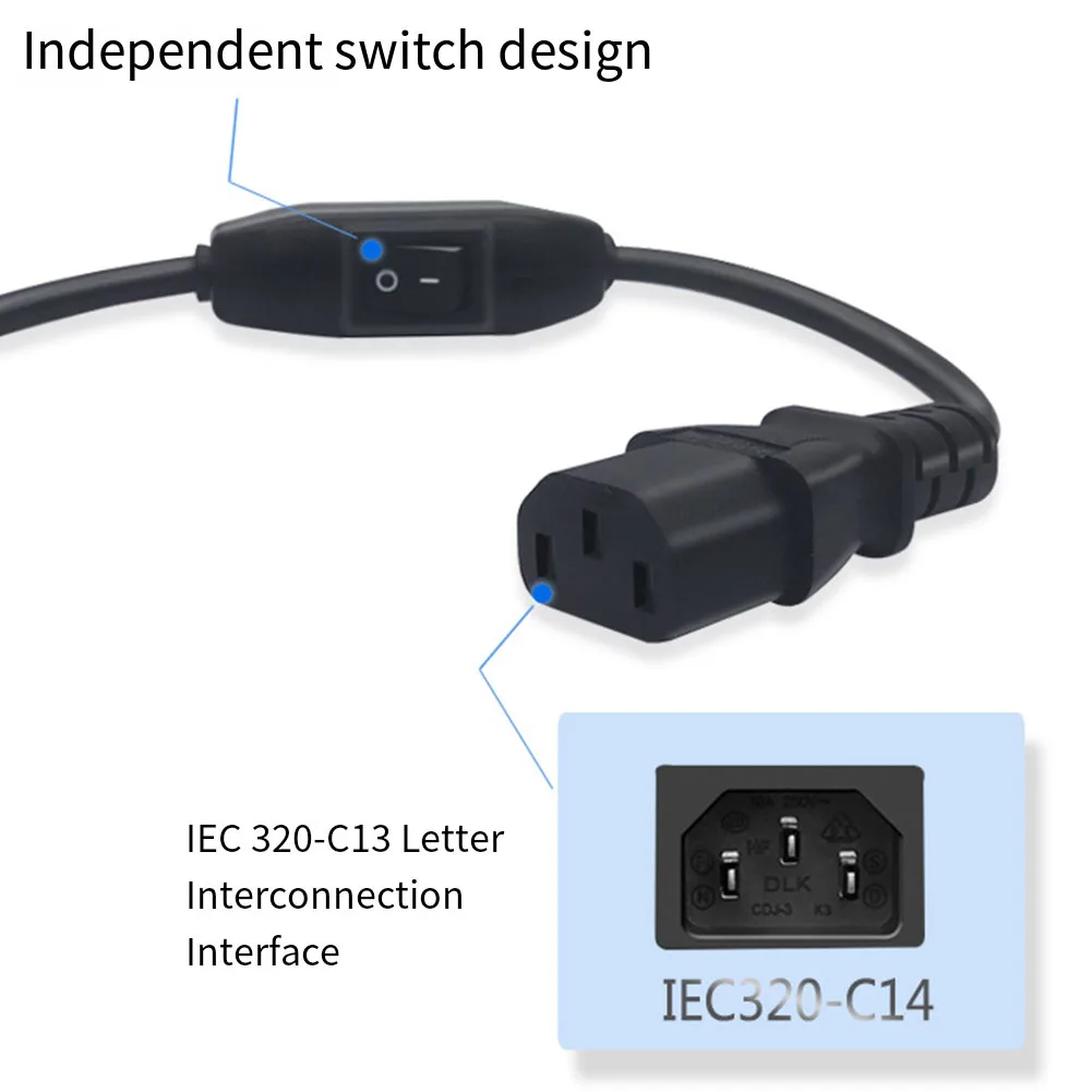 IEC320 C14 To C13 E…