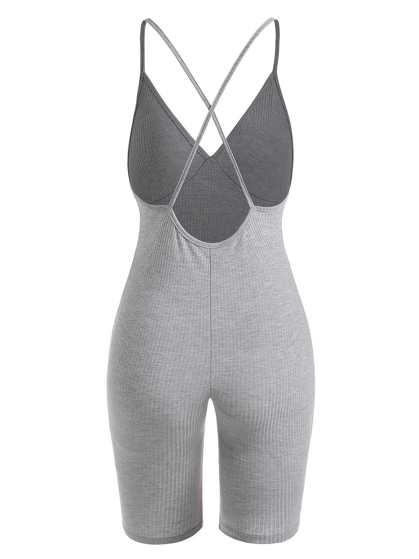 Y2K slim fashion sexy knitted pit jumpsuit