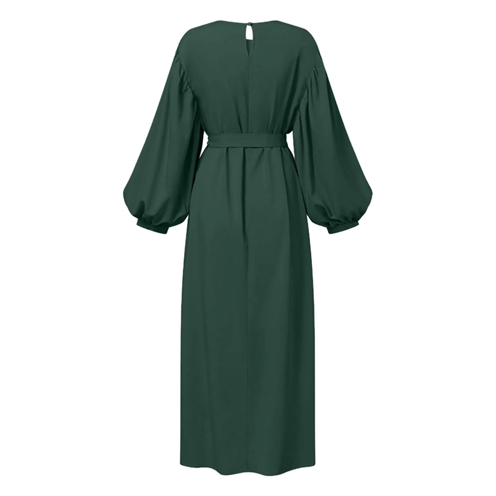 Casual Evening Dresses Woman Turkey Islam Long Robe Femme Vestidos Autumn Puff Sleeve Morocco Muslim Dress Women Abaya Kaftans