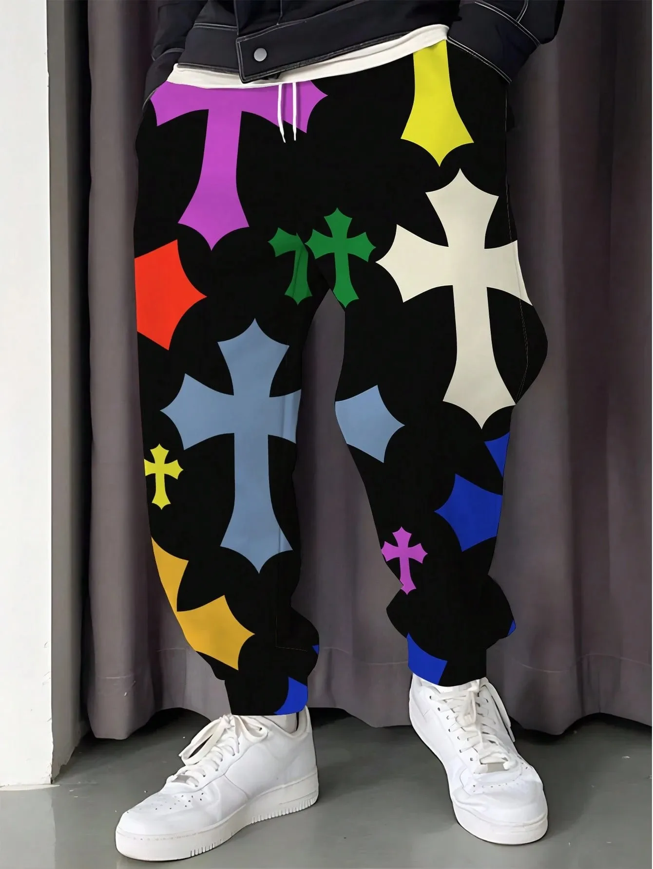 

The new men's trousers for Spring and Autumn 2025 feature street casual fashionable and comfortable 3D pattern printing