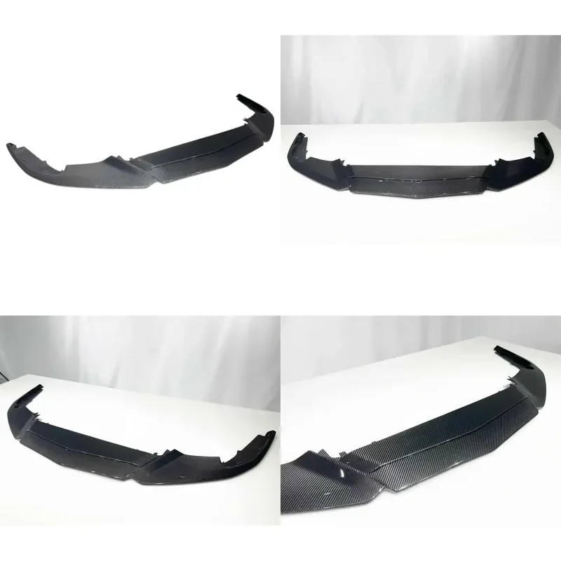High Quality Type N Dry Carbon Fiber Front Lip Front Bumper Spoiler for Lamborghini Huracan EVO RWD