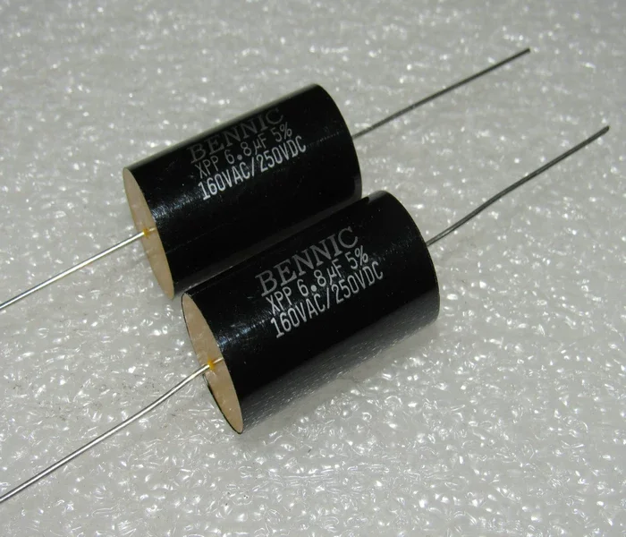 3pcs price  250V6.8UF 685J 160vac 5% 20x36mm BENNIC XPP Fever electrodeless film capacitor