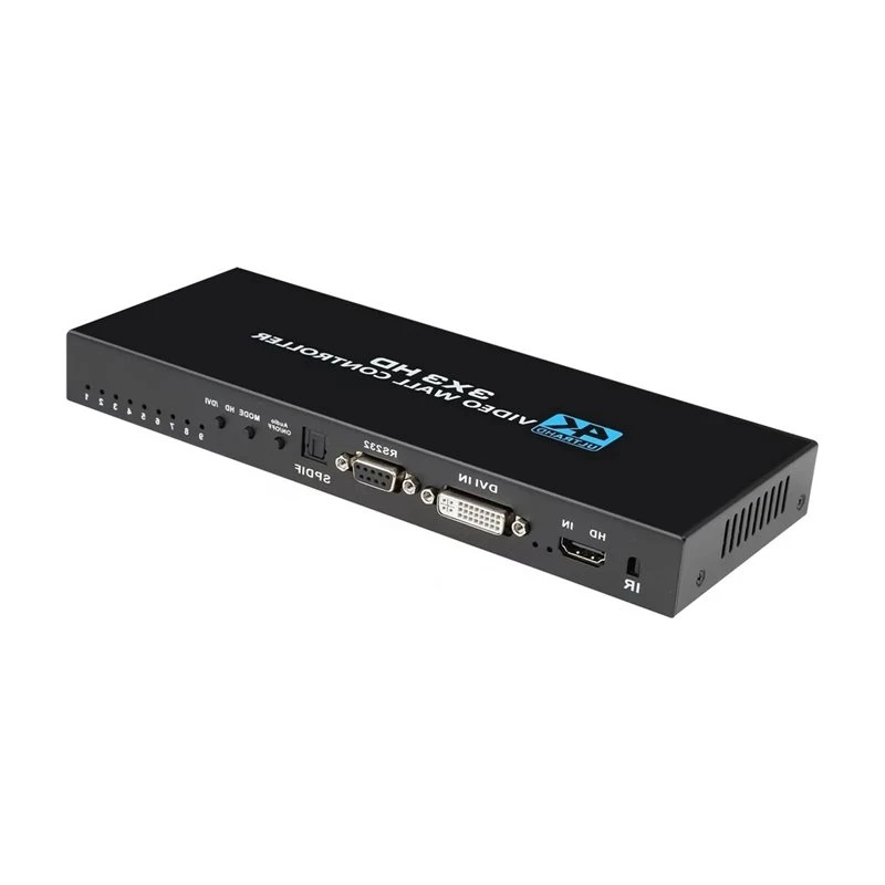 HDMI-Compatible 4K Video Wall Controller 3X3 Multi-Screen Processor EU Plug For TV Splicing Display Top-Rated