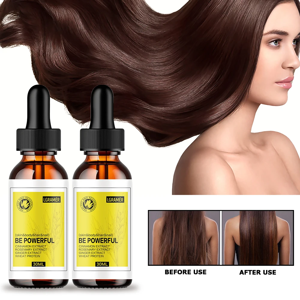 30ml Rosemary Dense Hair Essence Oil Pure Essence Repair Hair Damage Prevent Hair Loss Smooth Hair Nourishing Hair Care Oil
