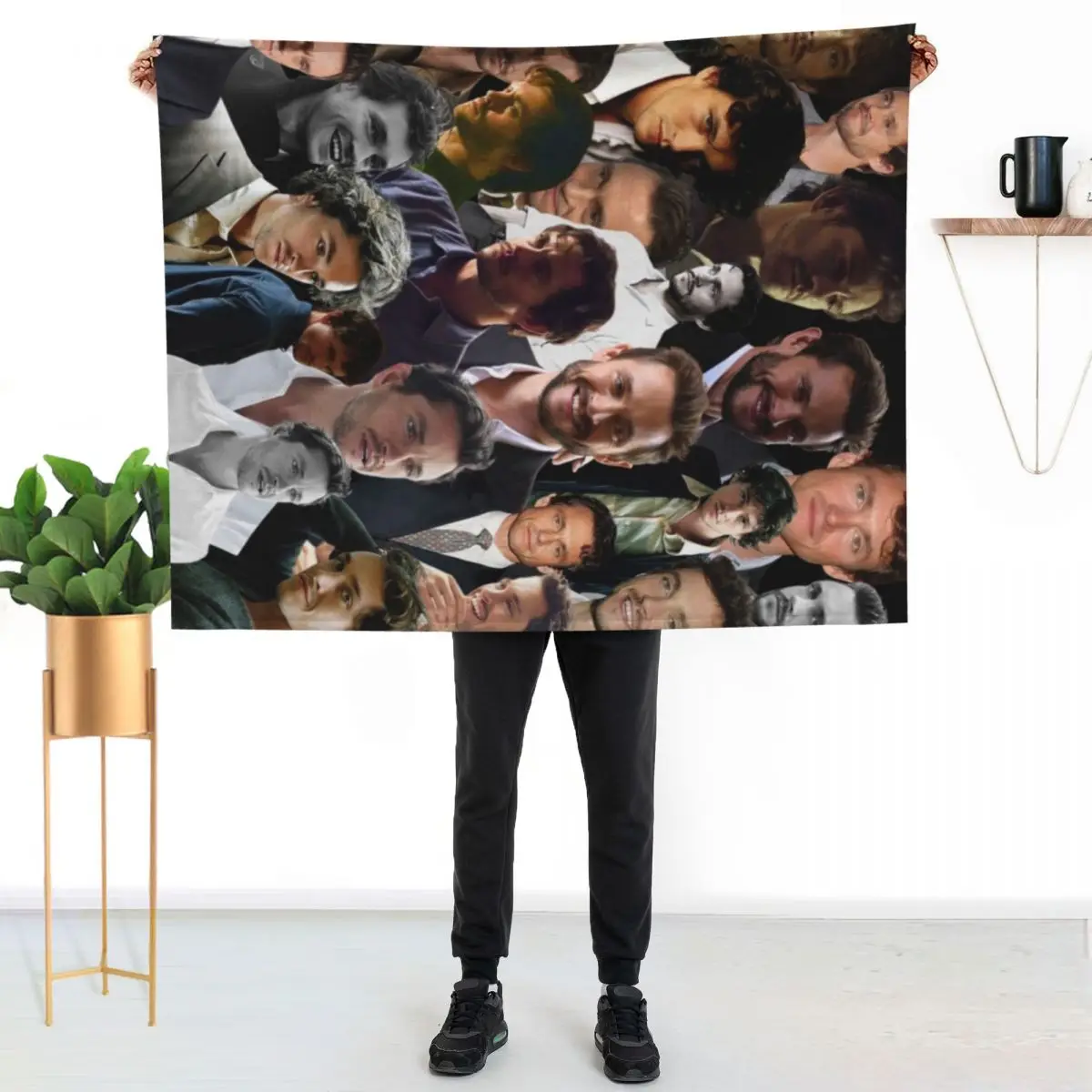 

Hugh Dancy photo collage Throw Blanket Soft Bedroom Blanket for Night Sleeping
