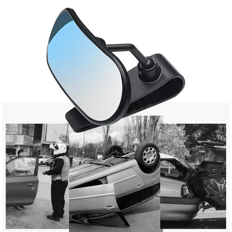 Car Rearview Mirror Back Seat Wide Convex Glasses High Definition Clip 360-degree Adjustable Suction Panoramic Rearview Mirror