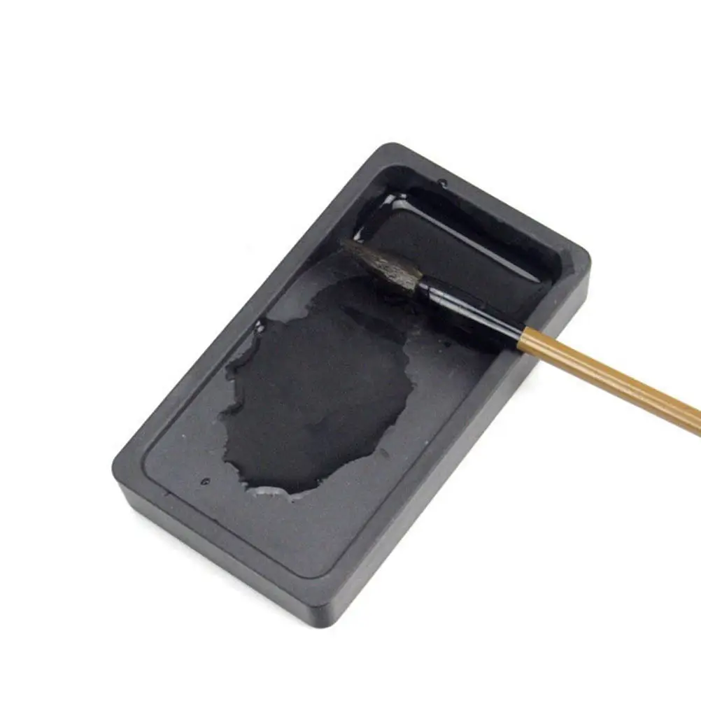 2 Pcs Chinese Calligraphy Accessories Painting Tools Inkstone Inkstones Japanese for Students