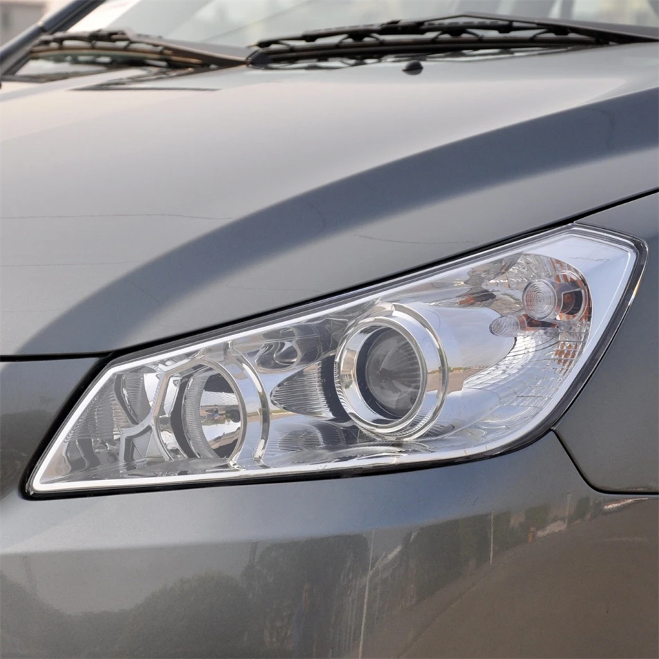 For Dongfeng Aeolus S30 H30 2009 2010 2011 2012 Accessories Polycarbonate High Gloss Fully Transparent Headlight Lights Glass