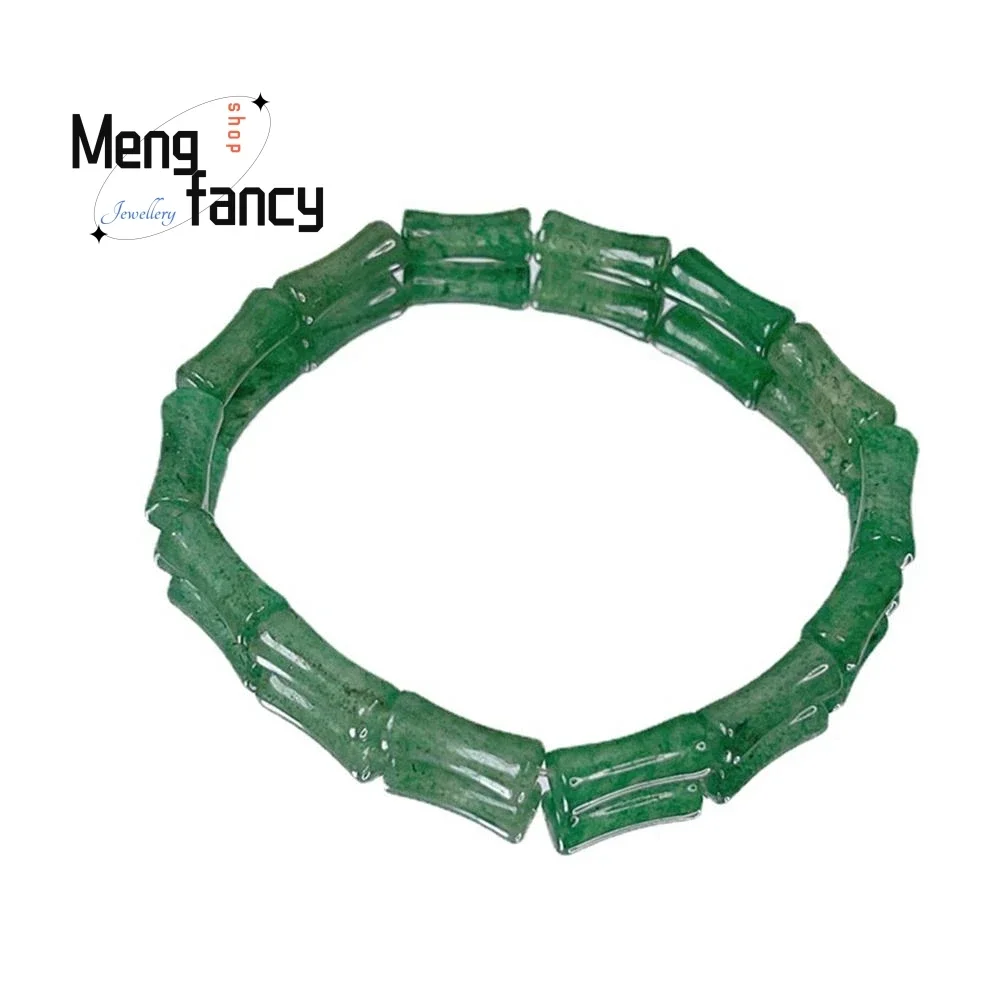 Master string female college entrance examination landing good meaning bracelet southern jade Dongling jade bamboo node element