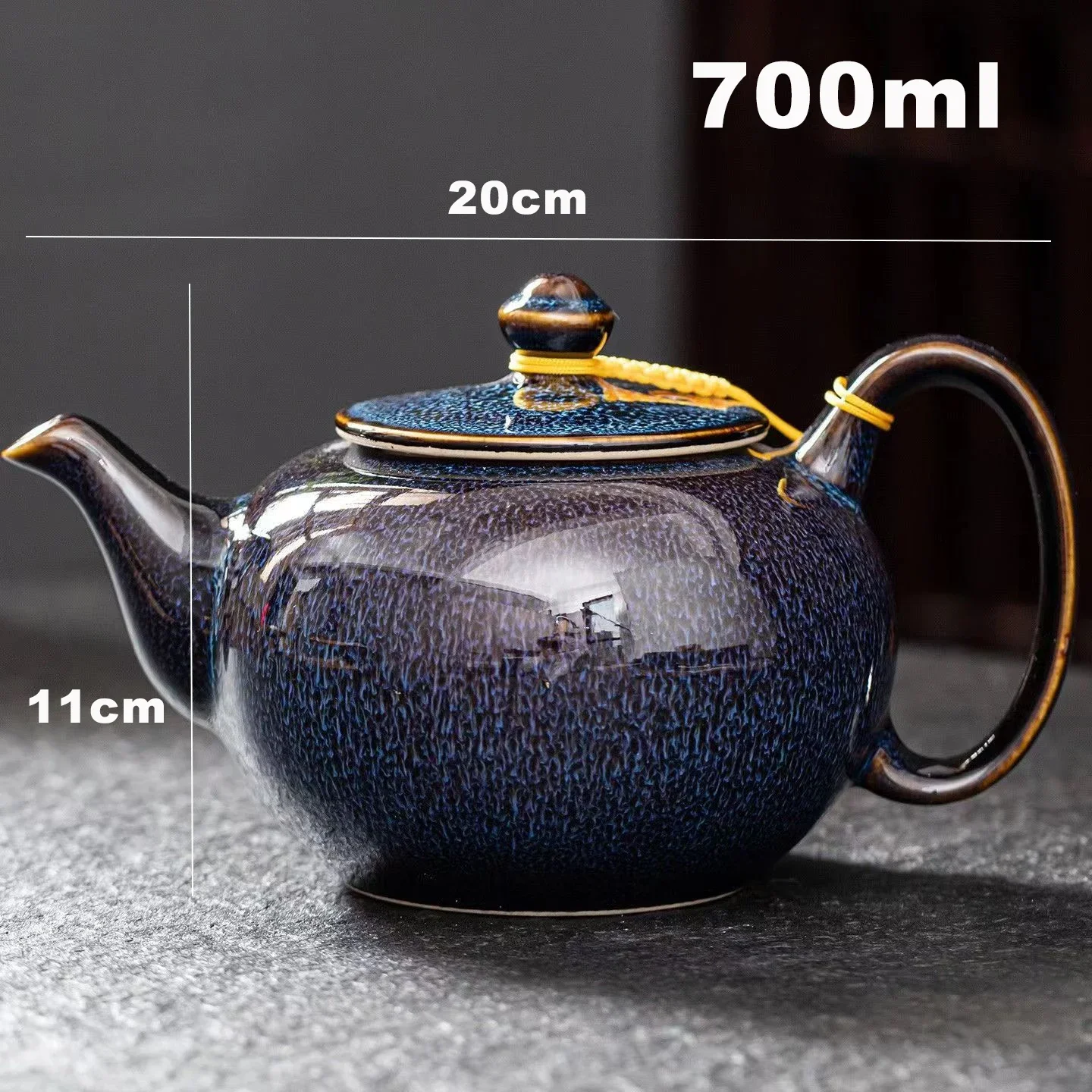 Exquisite Starry Glaze Ceramic Pu\'er Teapot Pot for Tea Cup Chinese Tea Set and Coffee Gaiwan Yixing Teapots Heated Kettle Puer