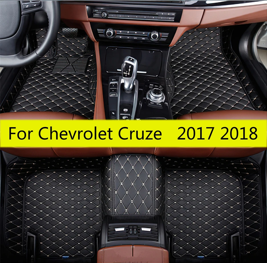 

Автомобильные коврики для Chevrolet Cruze Sedan 2017 2018, пользовательские автомобильные подушечки для ног, автомобильный ковер, аксессуары для интерьера