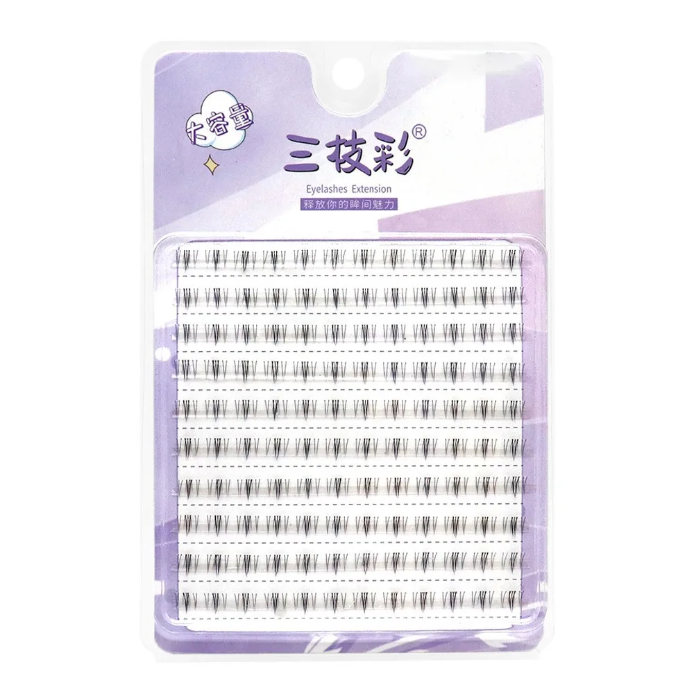 Ciglia inferiori nere da 6 mm Strumenti per il trucco Estensione ciglia fai da te Ciglia individuali inferiori sotto le ciglia inferiori