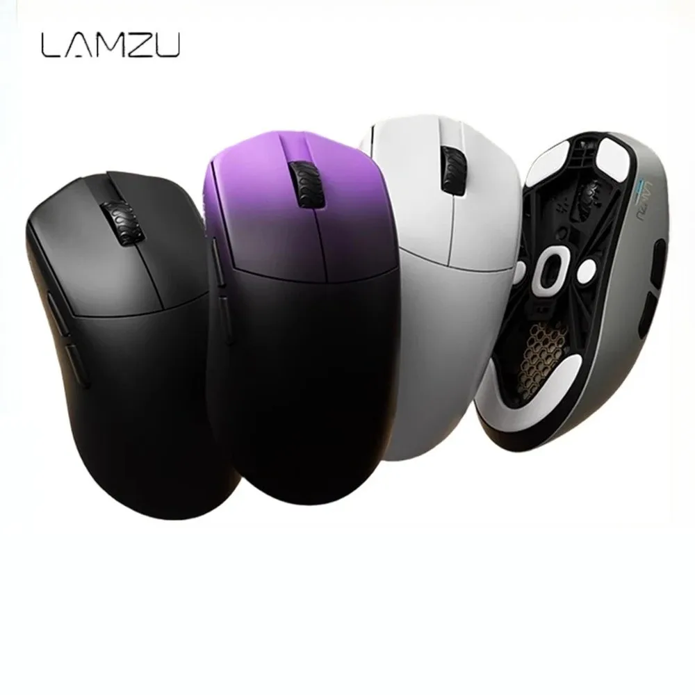 

Беспроводная мышь LAMZU Maya X Paw3950, двойной режим, длительный срок службы батареи, киберспортивная геймерская мышь, легкая эргономичная игровая мышь