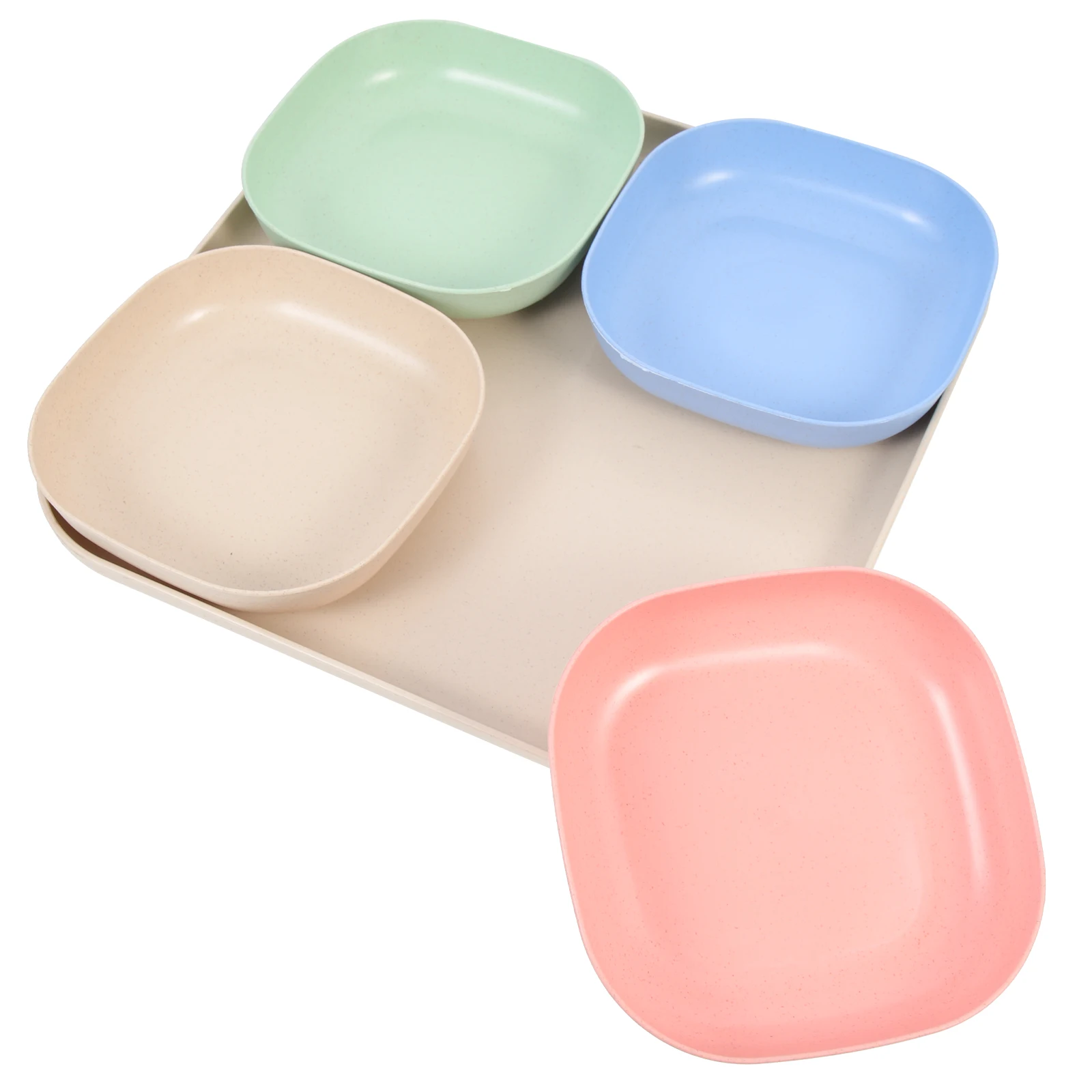 

Snack Tray Fruit Dish Storage Box PP Material Serving Platter Household Supplies Dried Fruit Server Wedding Candy Bowl Veggies