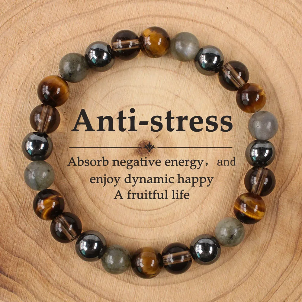 crystals and healing stones bracelets for women trendy jewelry holiday sister mom christmas gifts braclets Tigers eyes shungite