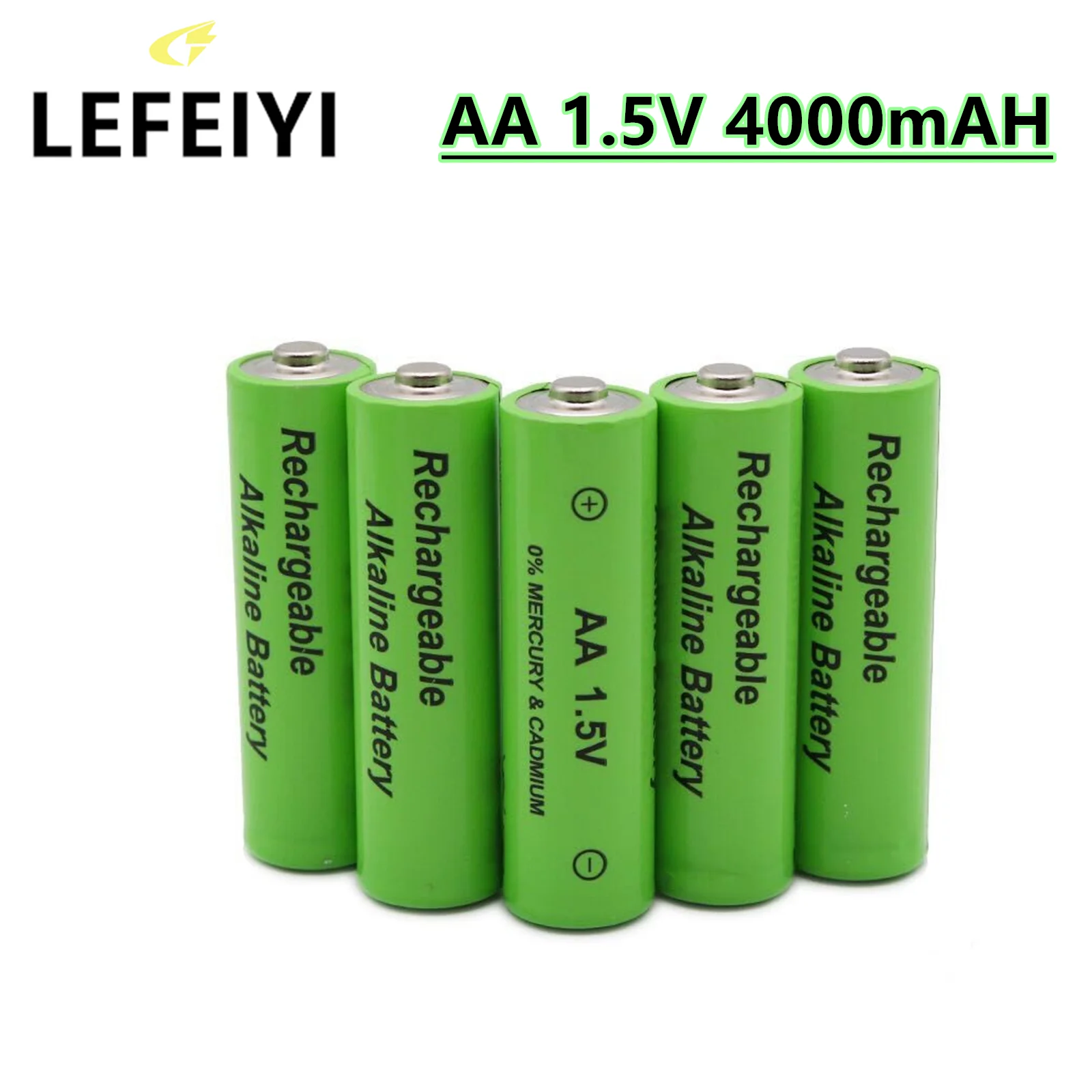 

1.5V Rechargeable Battery AA1.5V 4000 mAH Lithium Battery Replacement LED Flashlight, Camera, Keyboard and Mouse Fast Charging