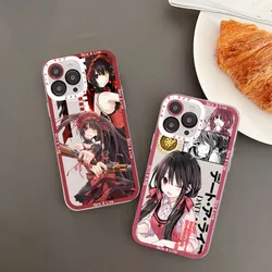 Date A Live Tokisaki Kurumi Phone Case For iPhone 11 12 13 14 Mini Pro Max XR X XS TPU Clear Case