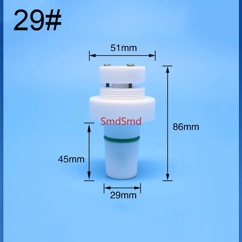Stirrer Stopper Stirrer Seal Polytetrafluoroethylene Stirrer Stir Plug F4 Stirre Stopper Tetrafluoro Sealing Plug 24mm 29mm