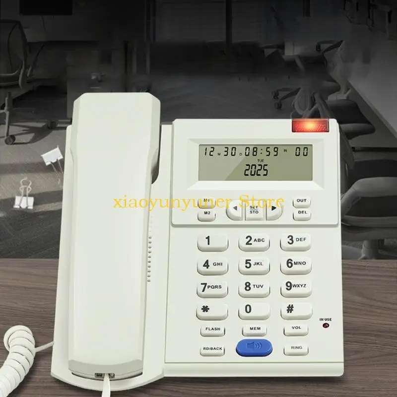 P9JB Large Button Phone for Seniors Corded Phone Noise Reduction Phone Call Display