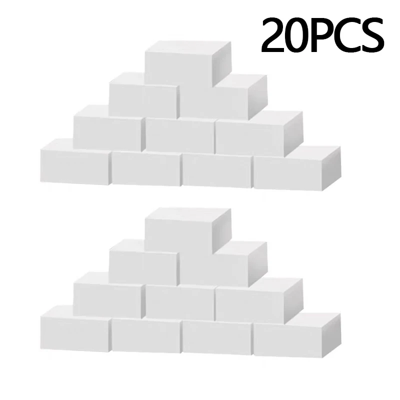 20PCS White Melamine Kitchen Cleaning White Magic Sponge Sponge Eraser Cleaner Dish Wash Kitchen Ffice Bathroom Cleaning Tools