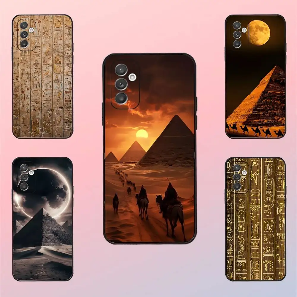 

Ancient Egypt Ar Phone Case For Samsung S 25,24,23,22,30,21,10,9,Ultra,Plus,Lite,FE,4,5 G Black Soft Case