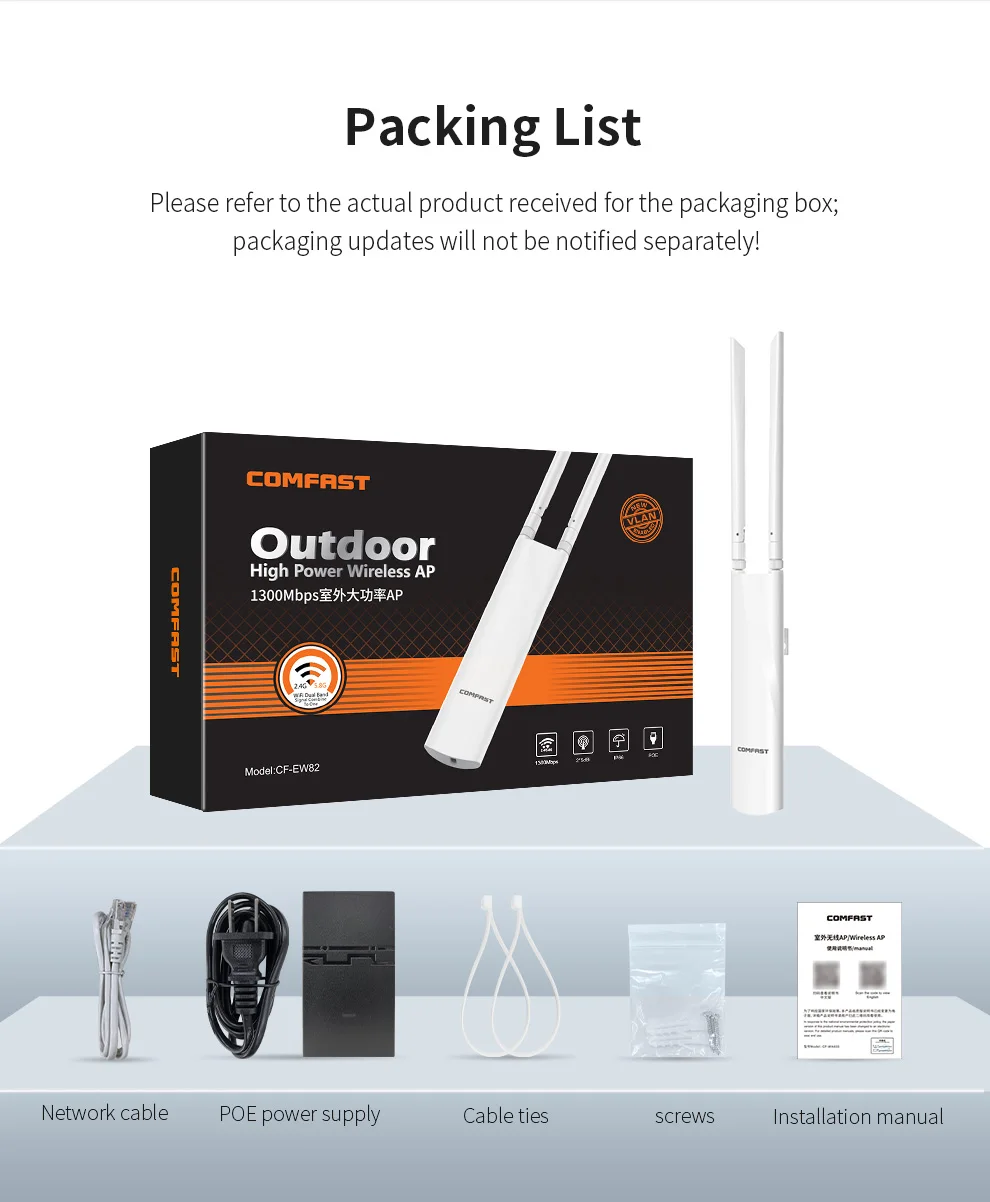 COMFAST AC1200/AC1300/BE3600 Punto di accesso AP esterno Router 2.4/5.8G Dual Dand segnale Extender Amplificatore Ripetitore WiFi wireless