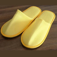 5-10 Pairs Disposable Slippers Women Men Home Soft Plush Slides Unisex Travel Hotel Households Non-slip Shoes Family Guest Shoes 6