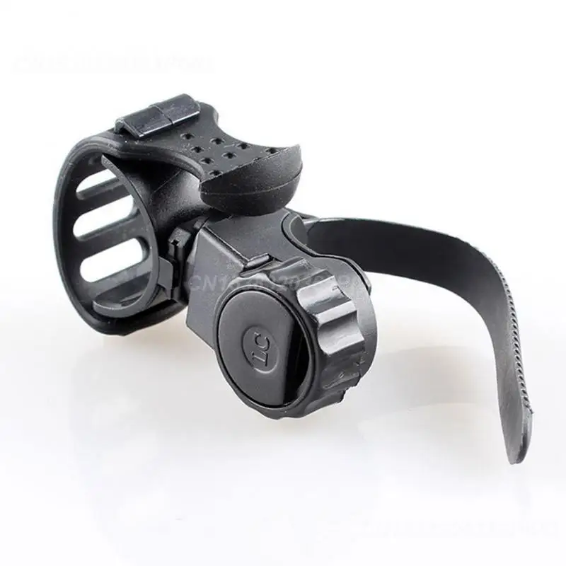 Bike Flashlight Clip Bicycle Front Light Mount Holder Rotatable Flashlight Bracket Adjustable Cycling Lamp Stand Accessories