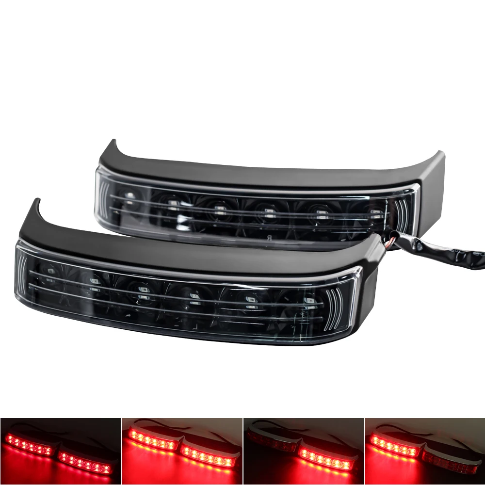 Motorcycle Saddlebag Luggage Tail Turn Signal Light Run Brake LED Rear Lamp For Harley Touring 2014-2022 FLHR FLHRXS Road King