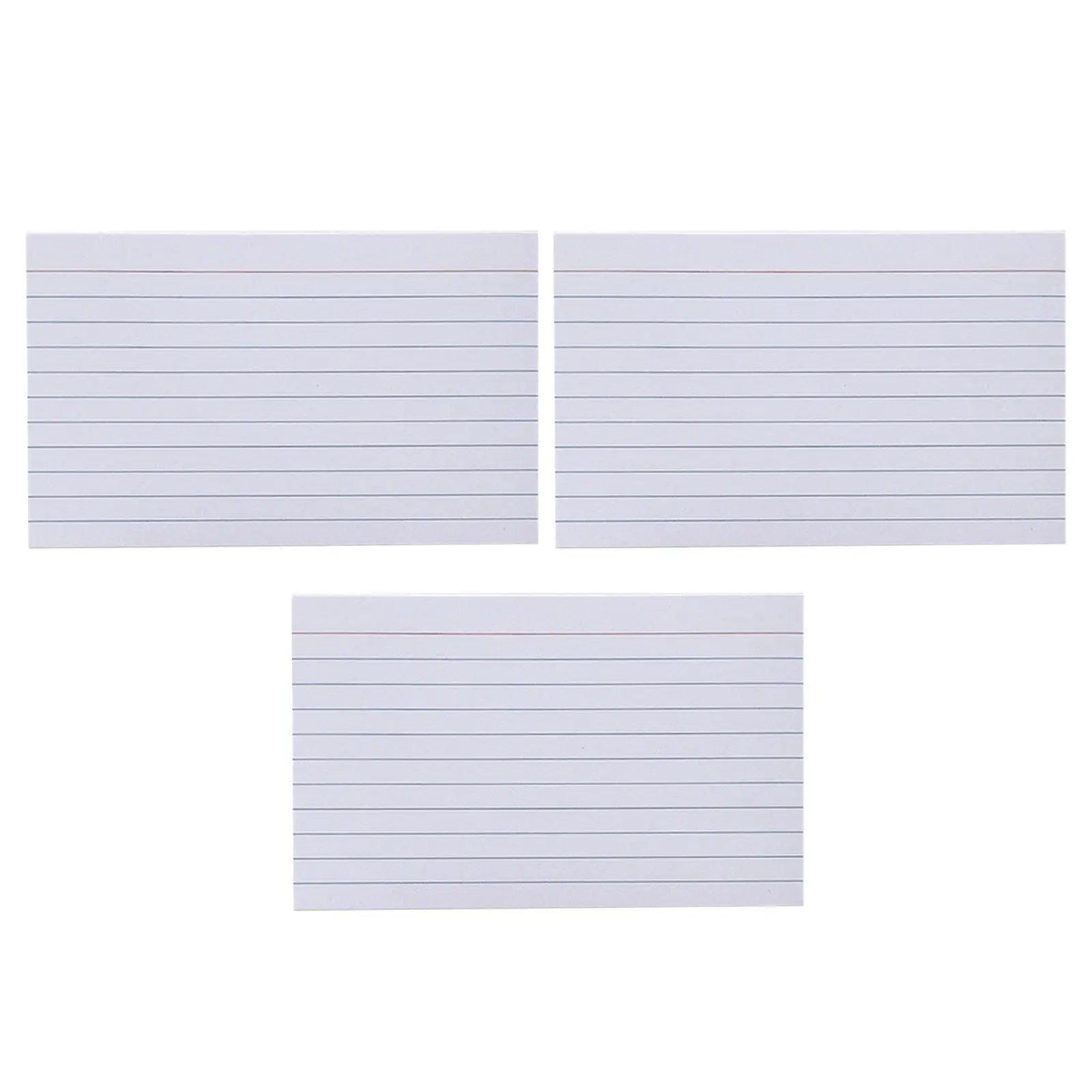 600Pcs Index Cards Lined Double Sided Ruled Blank Note Cards for Study Office School Flashcards Organized Learning Tools