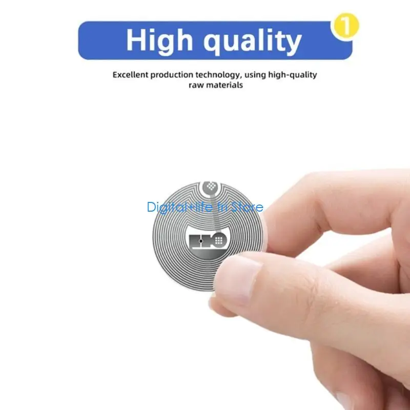 E06D Multipurpose ISO14443A Sticker 100000 Programmable Cycles ASK Encoded for Device Compatibility