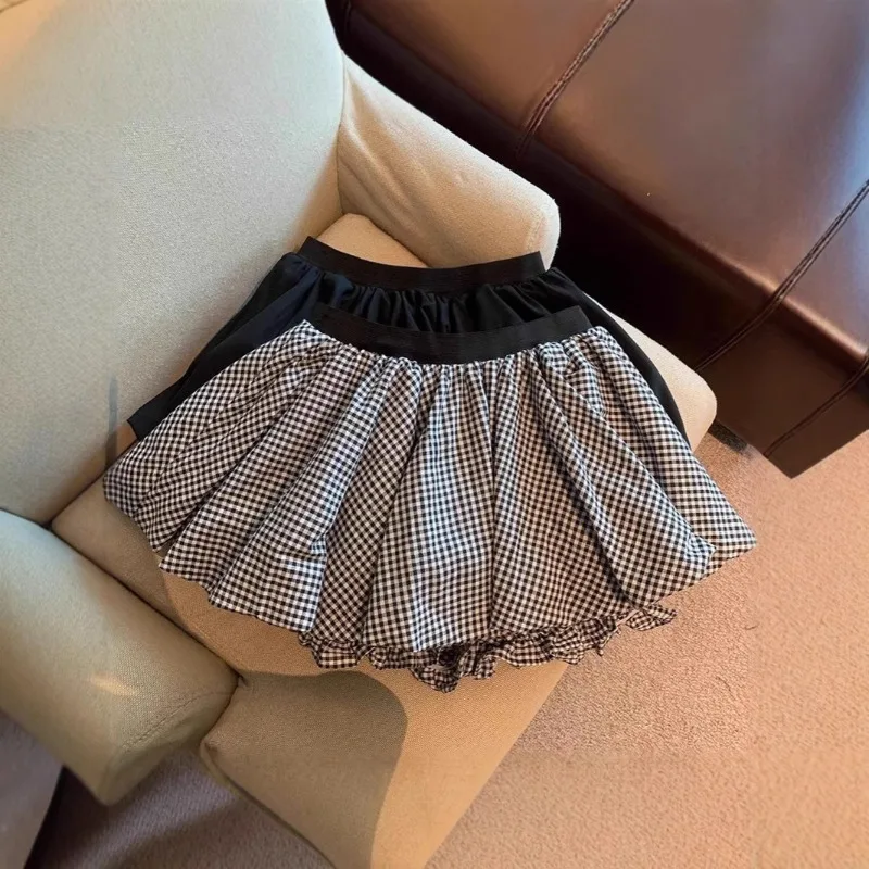 2026 New Summer Women's High Waist Bubble Skort, A-Line Anti Chafing Mini Skirt for Petite