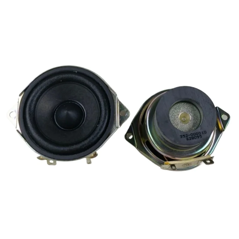 SOTAMIA 2 Stück 2 Zoll Vollfrequenz-Schräglautsprecher 52 mm 4 Ohm 15 W Stoffkante Dual Magnetic Audio Hifi Lautsprecher für JBL Lautsprecher