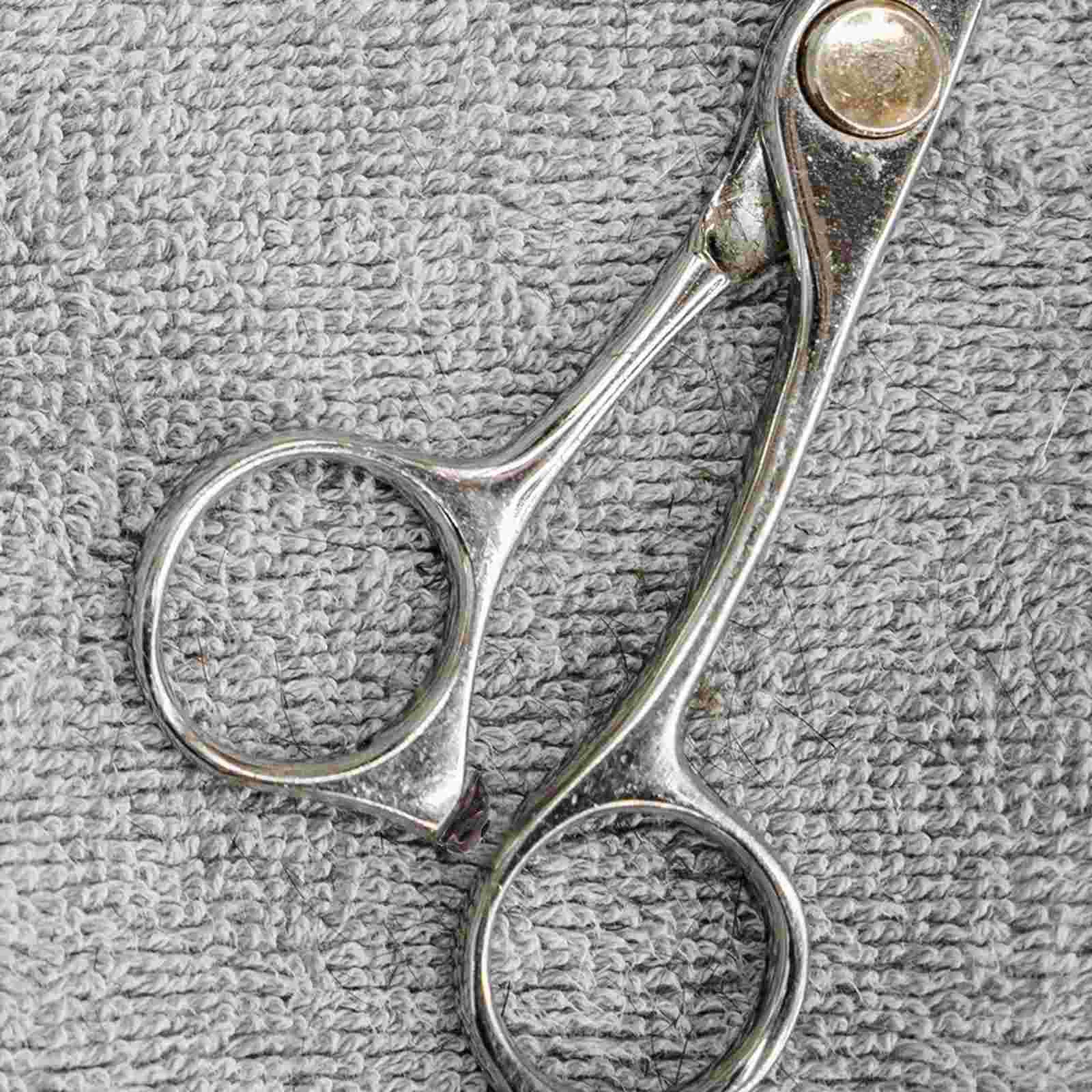 2 Pcs Hairdressing Scissors Shear Muffler Replacement Shears Parts Metal Noise Reducing