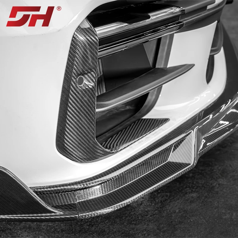 New Arrival Dry Carbon Fiber Front Bumper Grille Frame for Porsche Panamera 976/972 Turbo 2024-UP Auto Parts