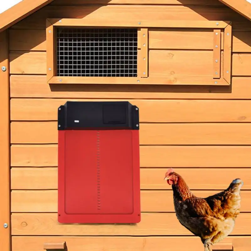 Abridor de puerta de pollo, apertura y cierre automático sensible a la luz, puerta de gallinero, puerta de Mascota