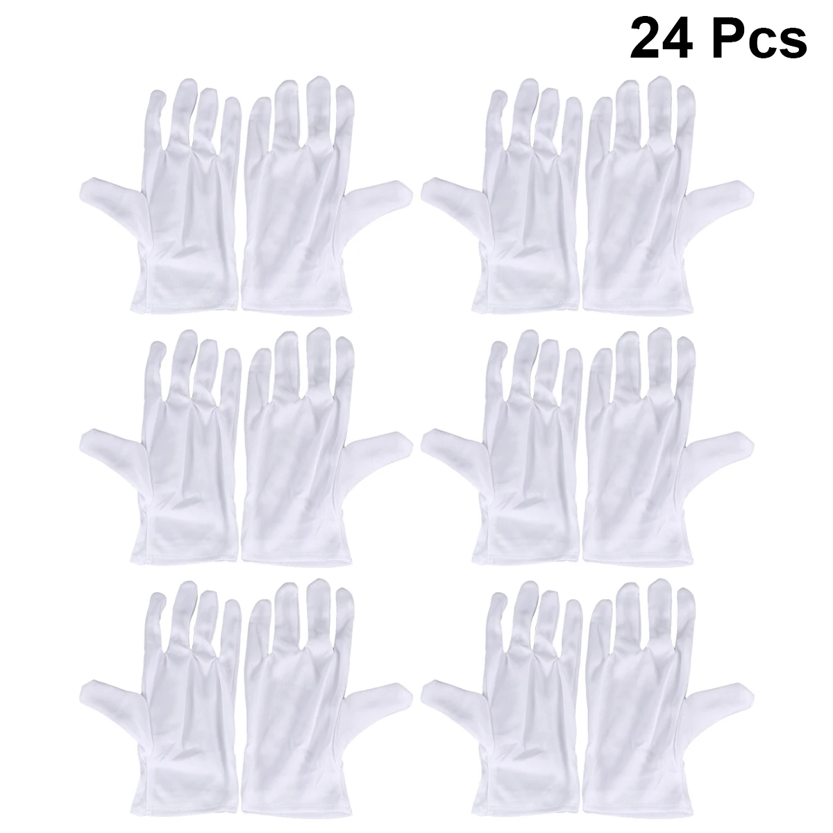 12 Pairs Moisturizing Gloves Etiquette Jewelry Store Protective Work Warm Outdoor