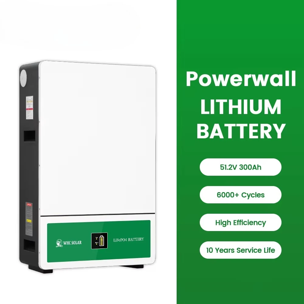 

WHC Solar 48V 100Ah 200Ah 300Ah 15Kwh Lithium Iron Phosphate Battery Pack Lithium Battery Power Wall Household