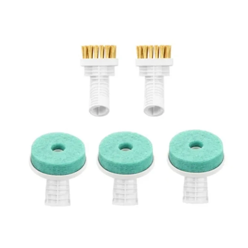for Copper Wire Scouring Pad Brush Head Replacement for Deerma ZQ600 ZQ610 ZQ650 Steam Mop Cleaning Spare Repair Parts