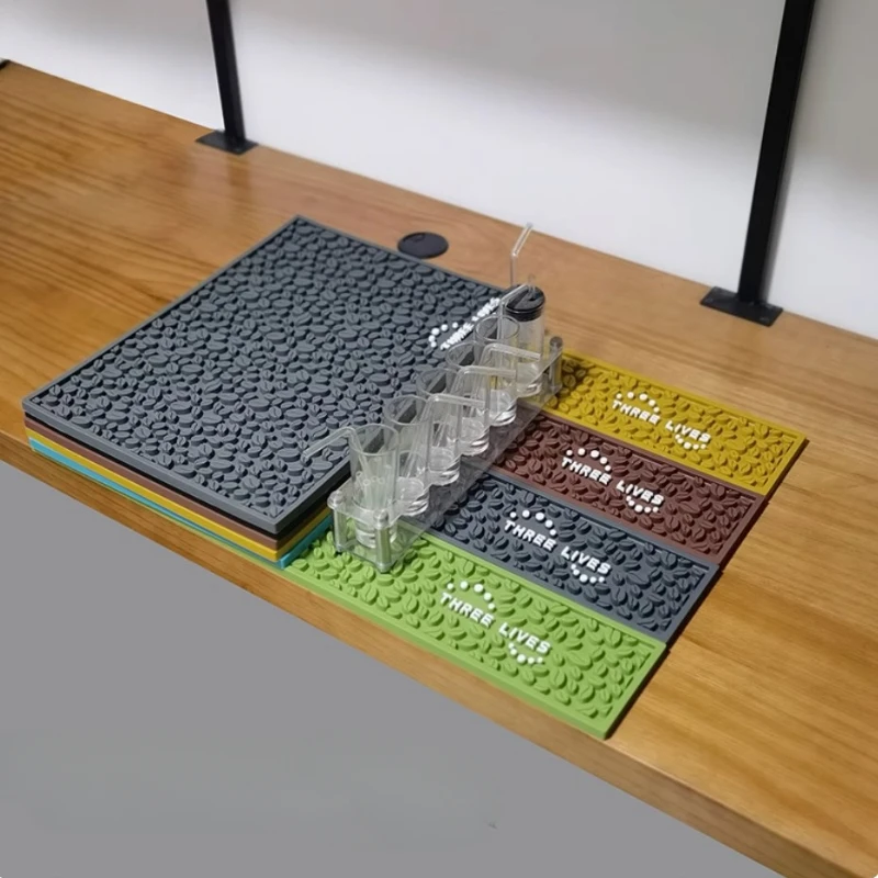 

Coffee bar non-slip mat milk tea catering storage mat Household kitchen table mat matching equipment shock absorber bar coaster