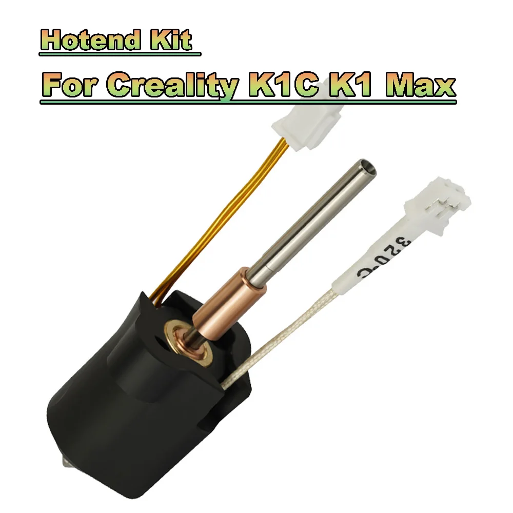 

Комплект Hotend для Creality K1C K1 Max, комплект керамического нагревательного блока, комплект сопел с быстрой заменой, устойчивый к разрыву тепла, детали 3D-принтера