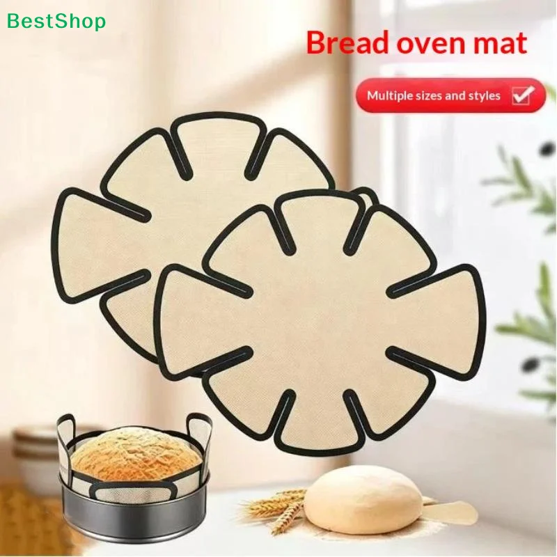 ★1pc Extended Silicone Bread Pan Liner For Baking, Reusable Food-Safe Bread Pan Mat With Safety Edge And Handle, Non-Stick